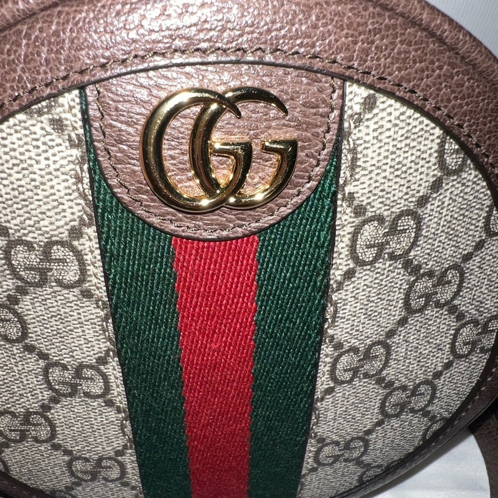 Gucci Ophidia GG Mini Supreme Backpack Bag Beige 598661 - Picture 6 of 8